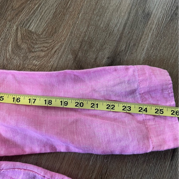 LILLY PULITZER Sea View Linen Button Down Shirt - Picture 4 of 9